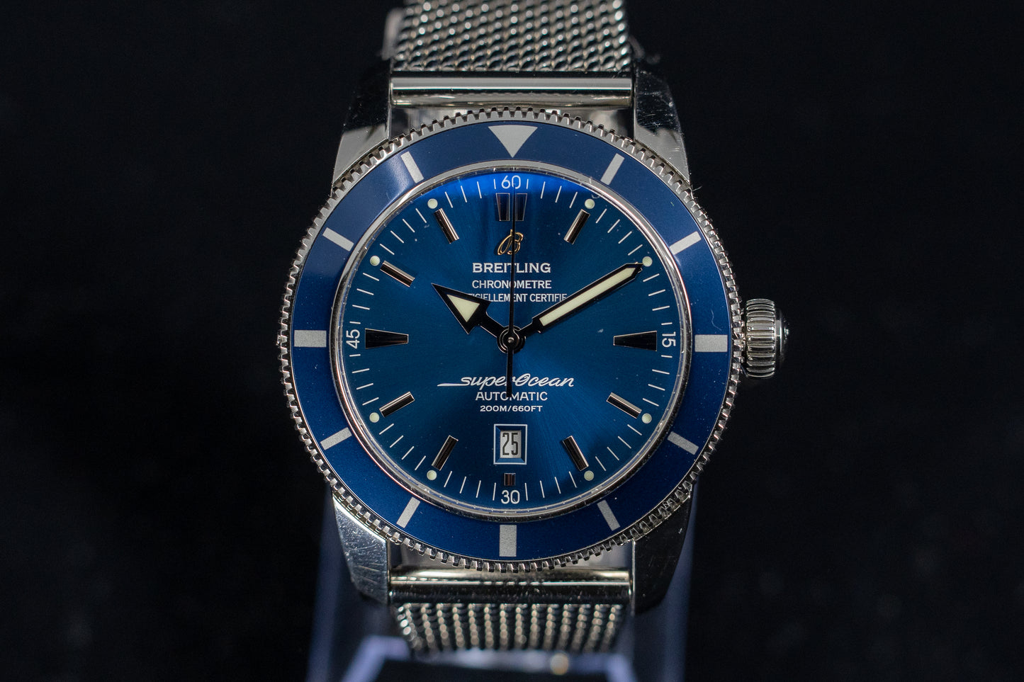 Breitling Superocean Heritage 46 Blue Dial Steel Watch A17320